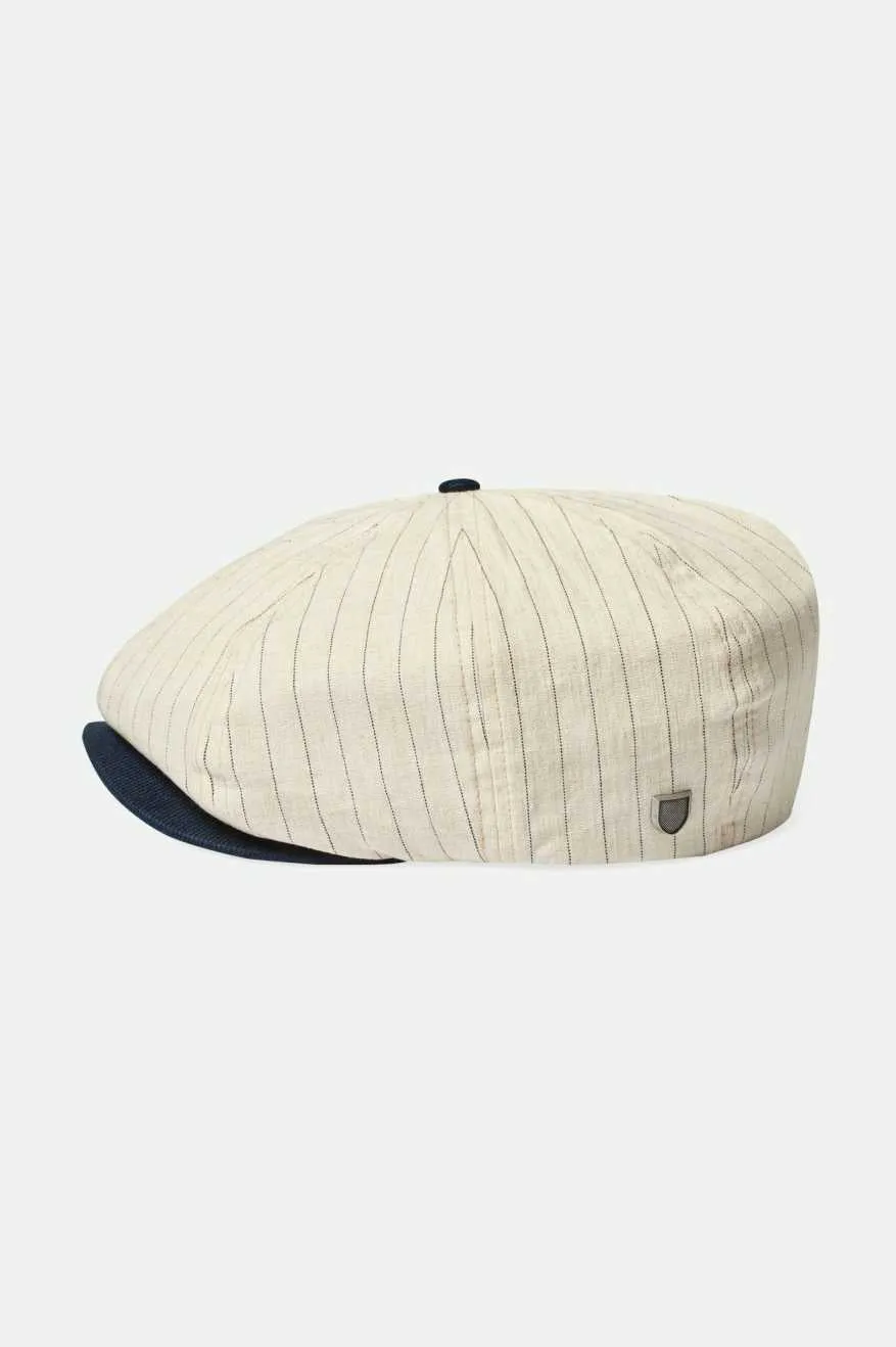 20th Anniversary Brood Newsboy Cap - Cream/Navy