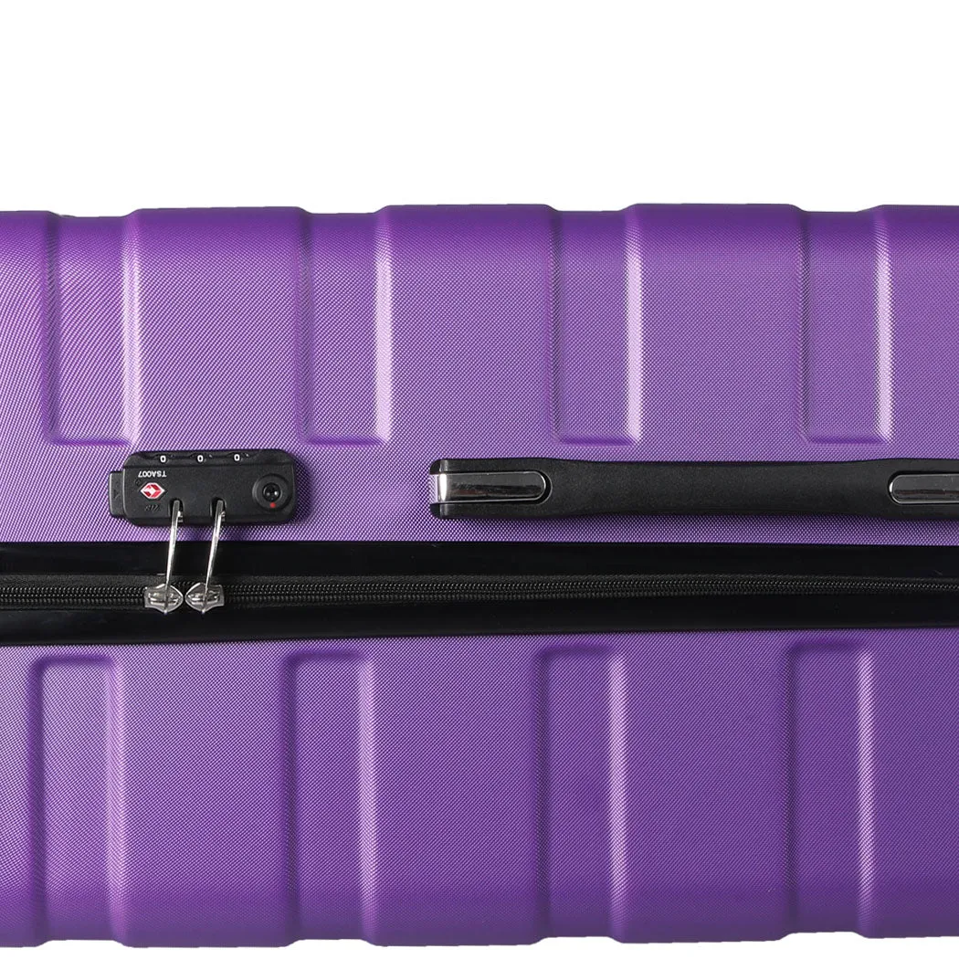 24" Luggage Case Suitcase - Purple