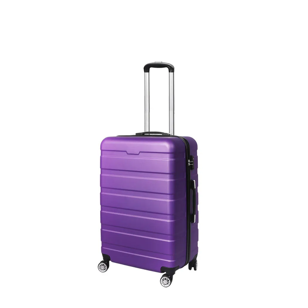 24" Luggage Case Suitcase - Purple