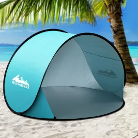 3-Person UV Water-Resistant Pop Up Beach Tent - Weisshorn