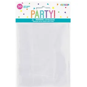 30pk Cello Gift Bags with Tie