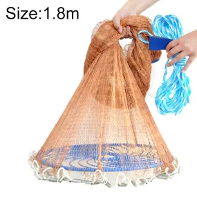 360 Flying Disc Tire Cords Fishing Net, Height: 1.8m