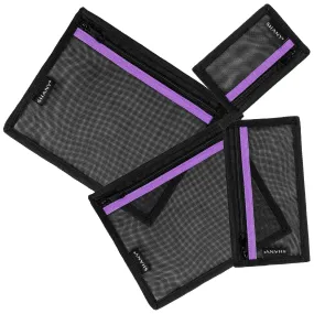 4-in-1 Mesh Travel Toiletry and Makeup Bag Set