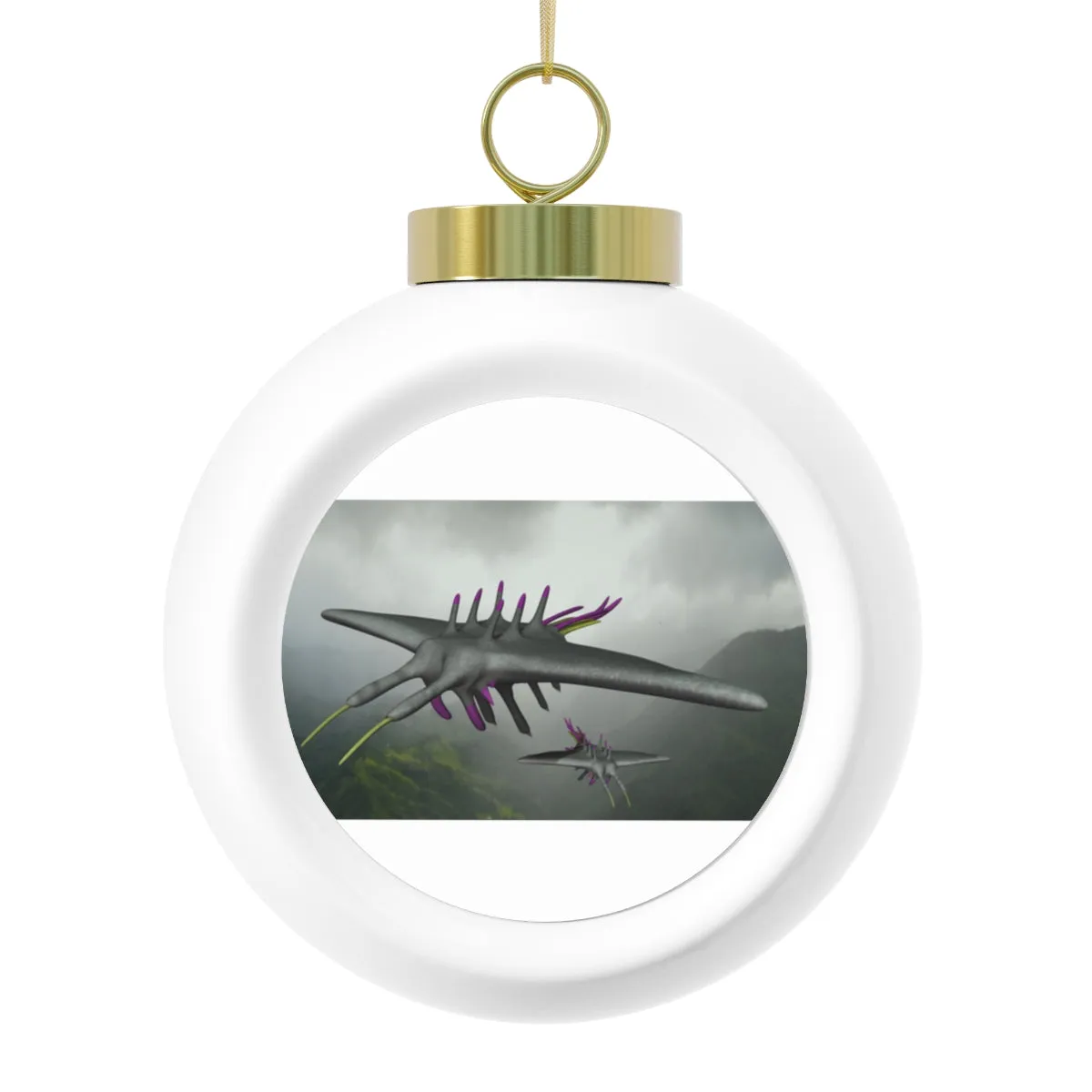 Alpha Creature Christmas Ball Ornament