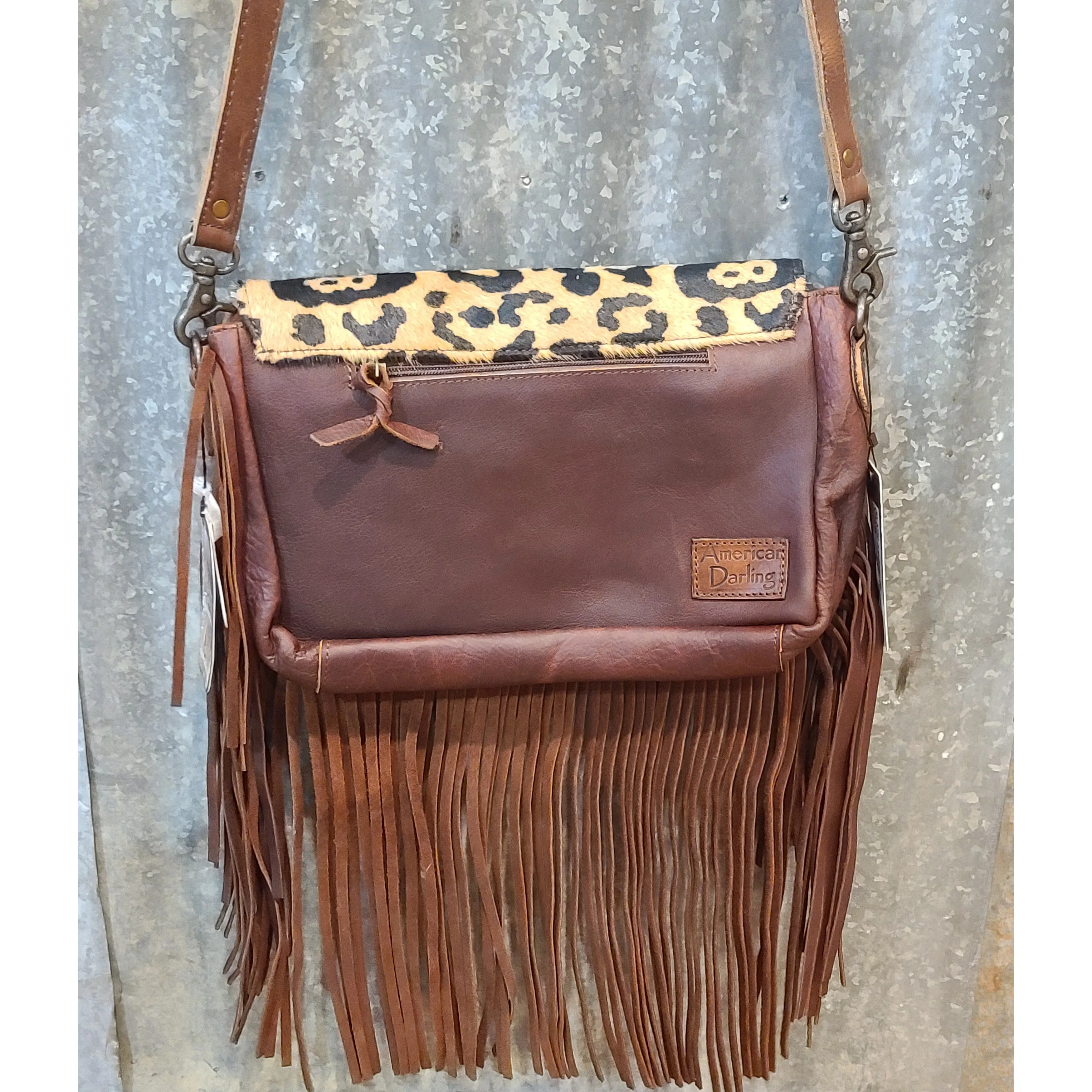 American Darling Jaguar Fringe Cross Body