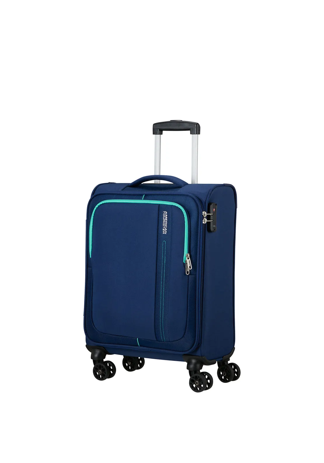 American Tourister Sea Seeker Cabin Suitcase, Combat Navy