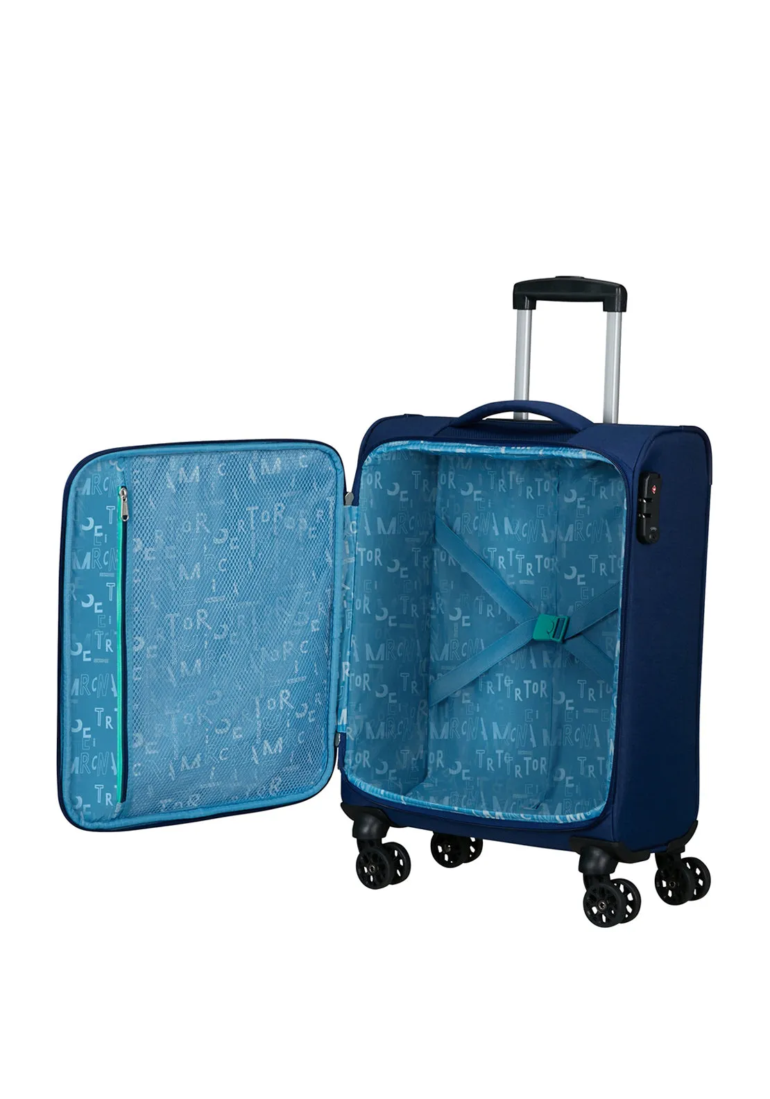 American Tourister Sea Seeker Cabin Suitcase, Combat Navy