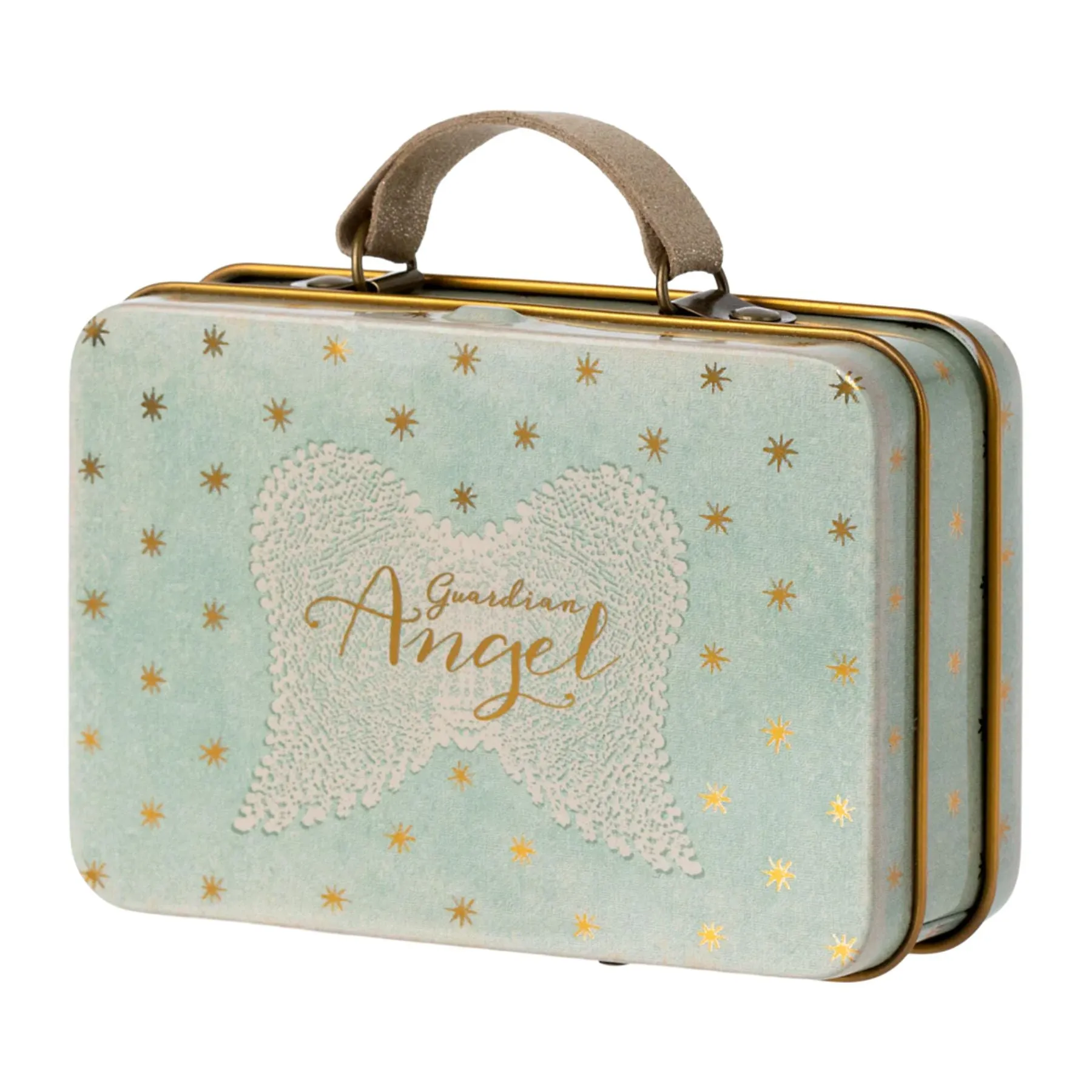 Angel Mouse in Suitcase