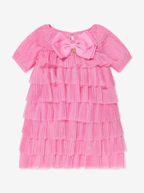 Angels Face Girls Tallulah Pleated Dress in Pink