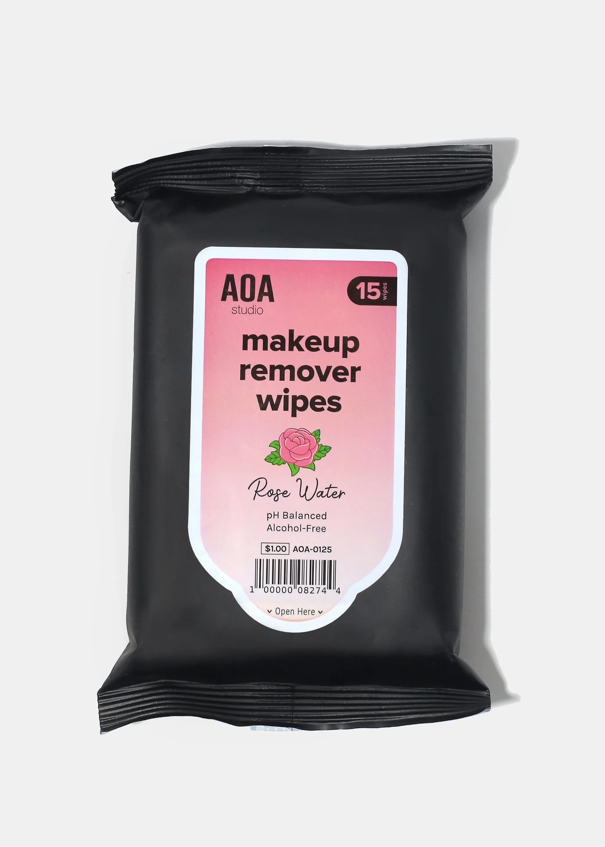 AOA Makeup Remover Wipes - Rose Water