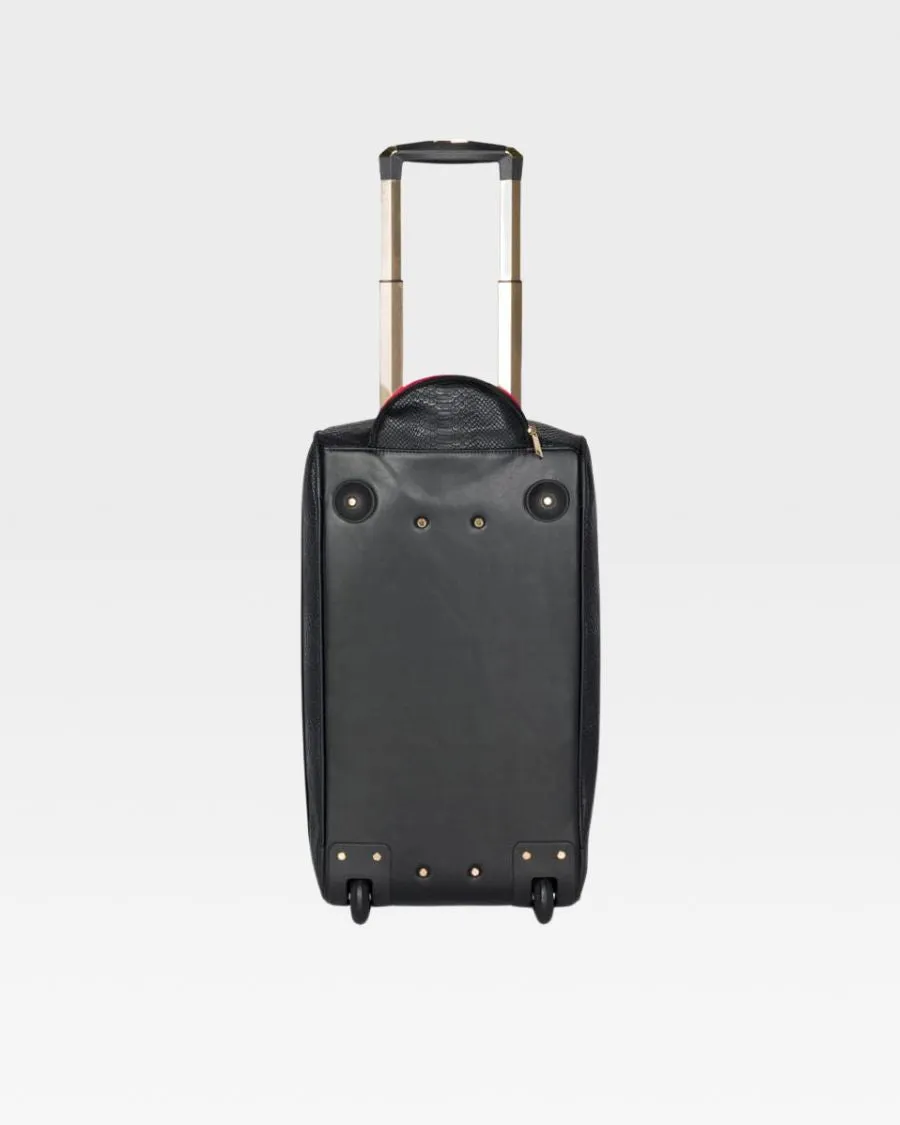 Apollo 1 Rolling Duffle Bag in Black