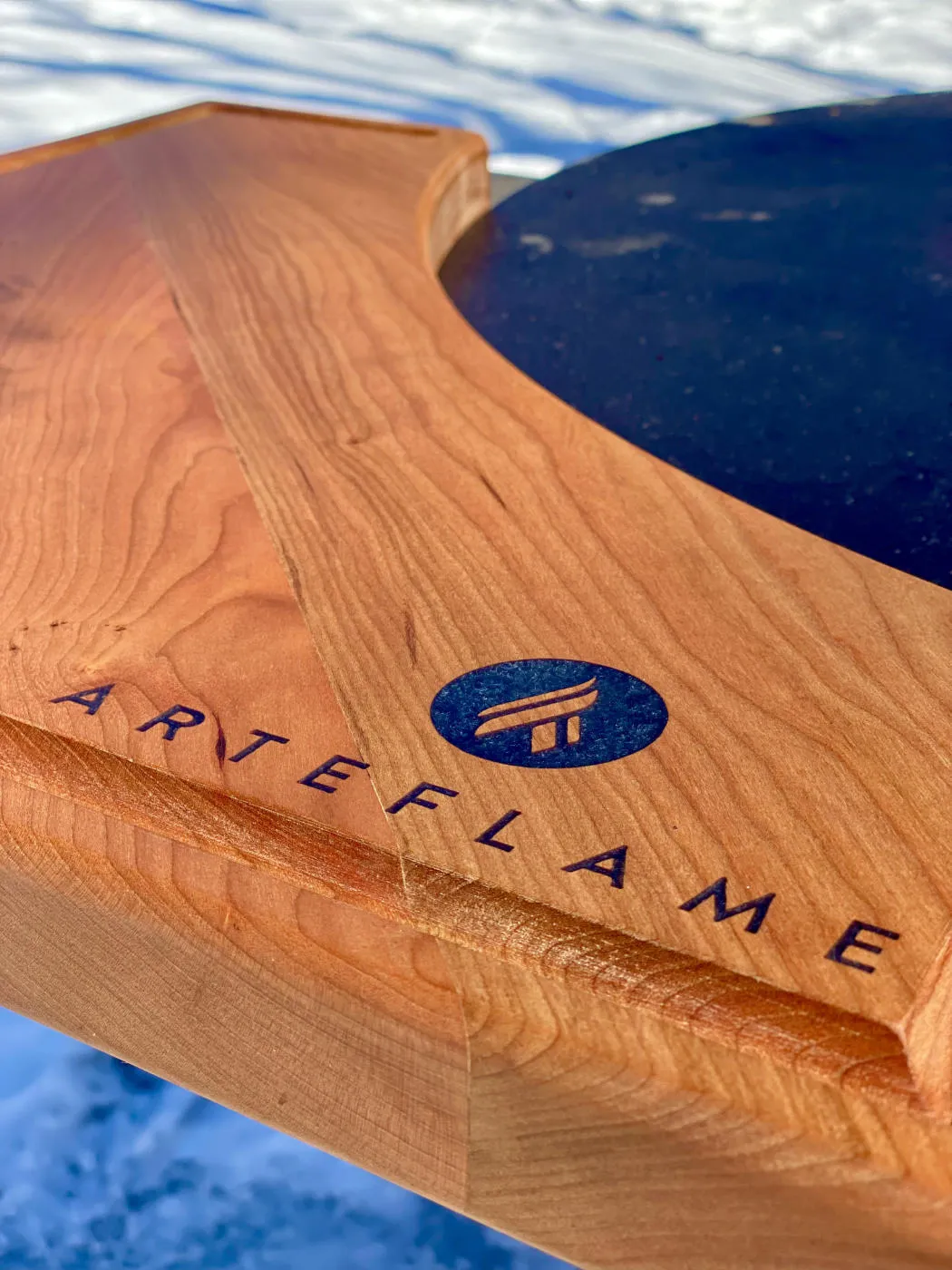 Arteflame Cherry Wood Cutting Block - Perfect Fit for Grills