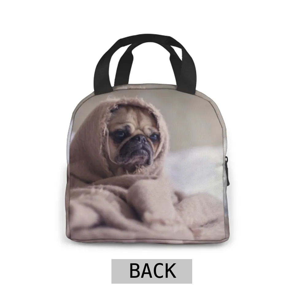 Back To School Gifts Custom Photo Lunch Bag , Back To School Gifts For Boys Personalized Photo Insulation Lunch Bag, Customized Lunch Box