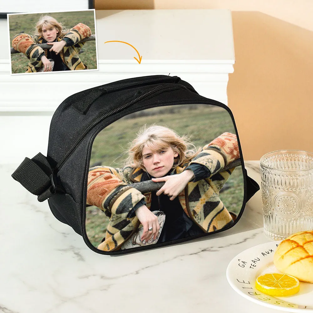 Back To School Gifts for Kids Custom Photo Insulation Lunch Bag