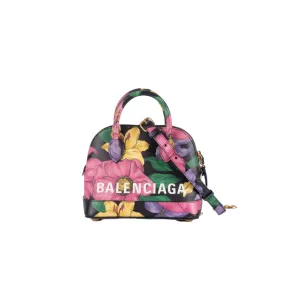 Balenciaga Floral Ville Top Crossbody Bag