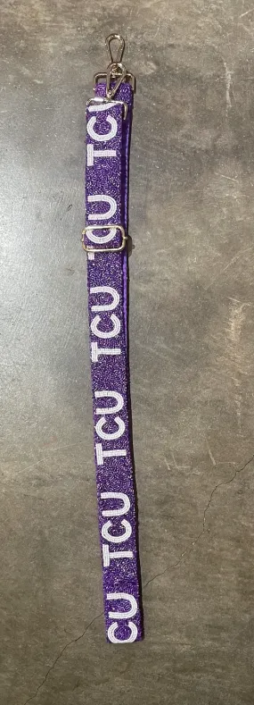 Beaded Adjustable Bag Strap TCU