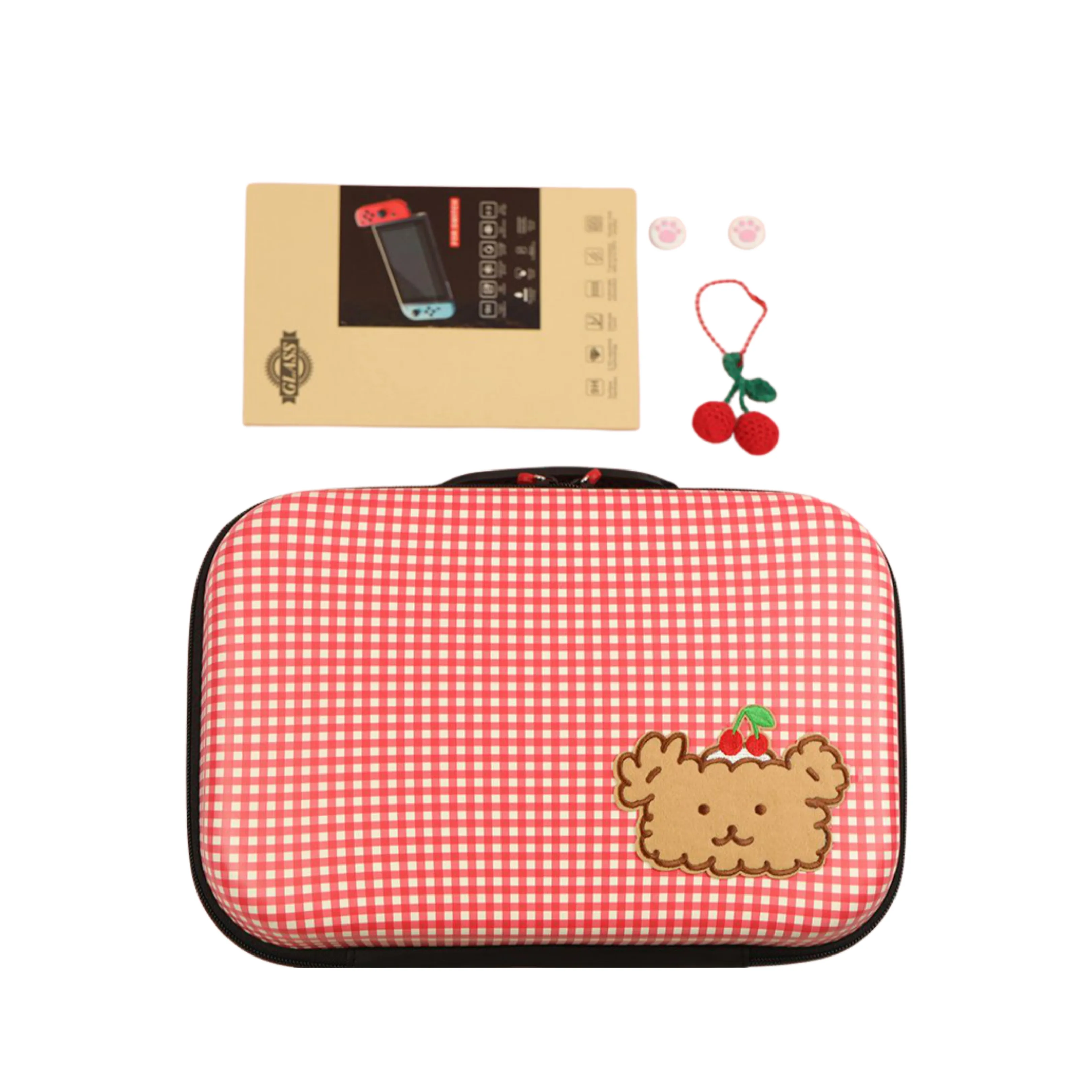 Bear Red Gingham Bag - Switch