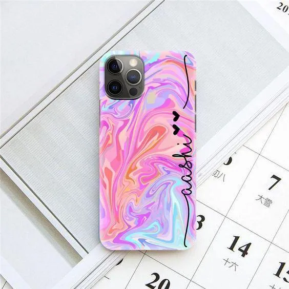 Beautiful Colorful Marble Slim Phone Case Cover For Samsung