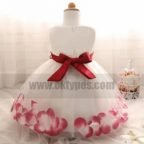 Beautiful Handmade Lovely Flower Girl Dresses, Cheap Little Girl Dresses with Flowers, TYP0830