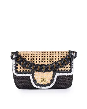 Betty Beach Raffia Crossbody Bag