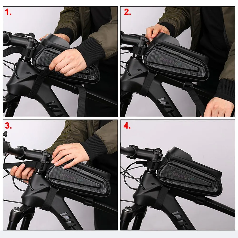 Bicycle Bag Frame Front Bag 6.5in Phone Case Touchscreen Bag