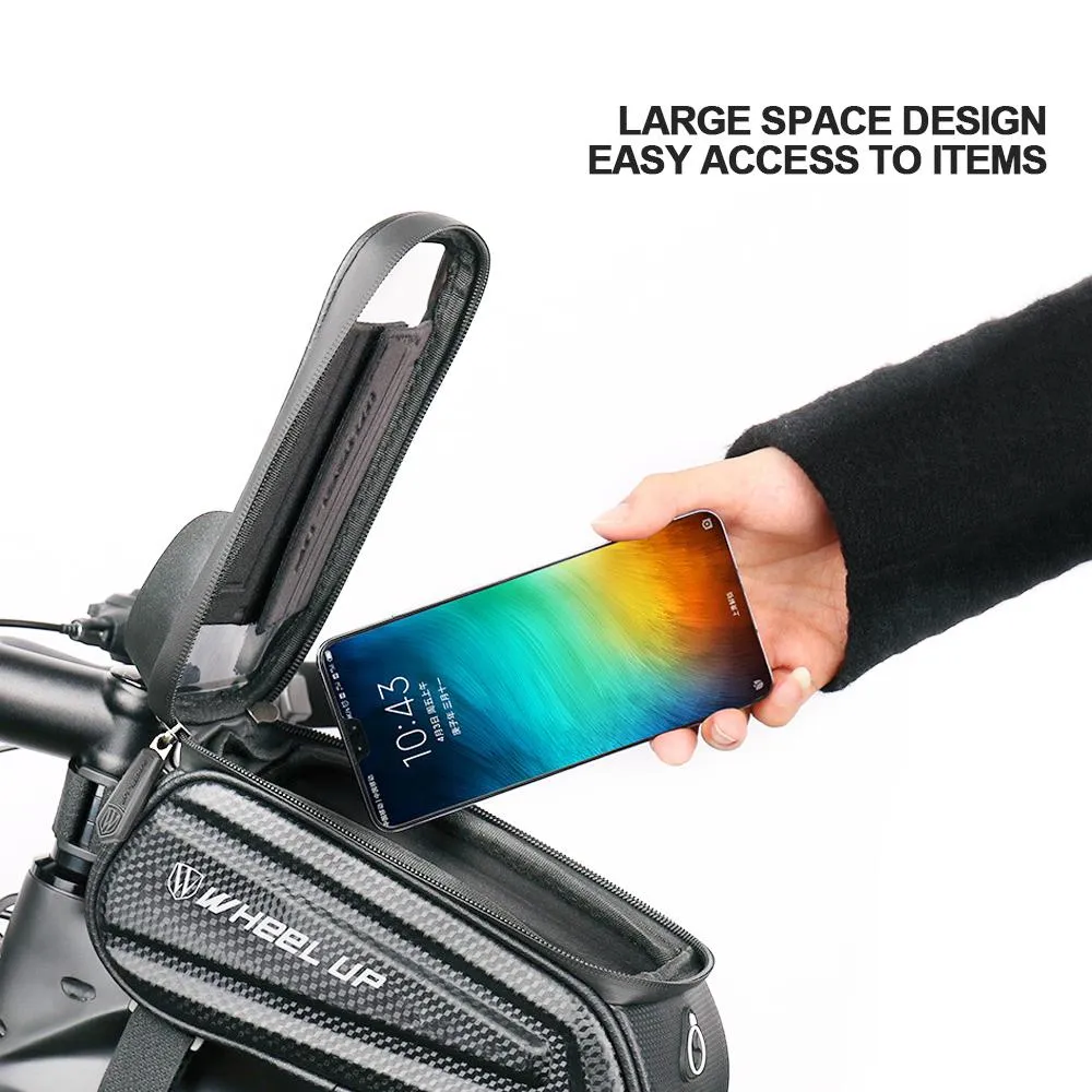 Bicycle Bag Frame Front Bag 6.5in Phone Case Touchscreen Bag