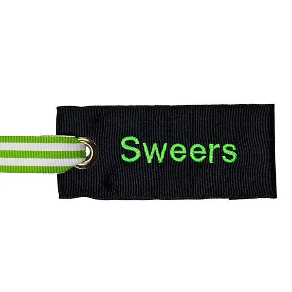 Black Luggage Tag