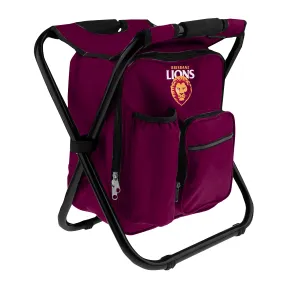 Brisbane Lions Cooler Bag Foldable Stool Seat