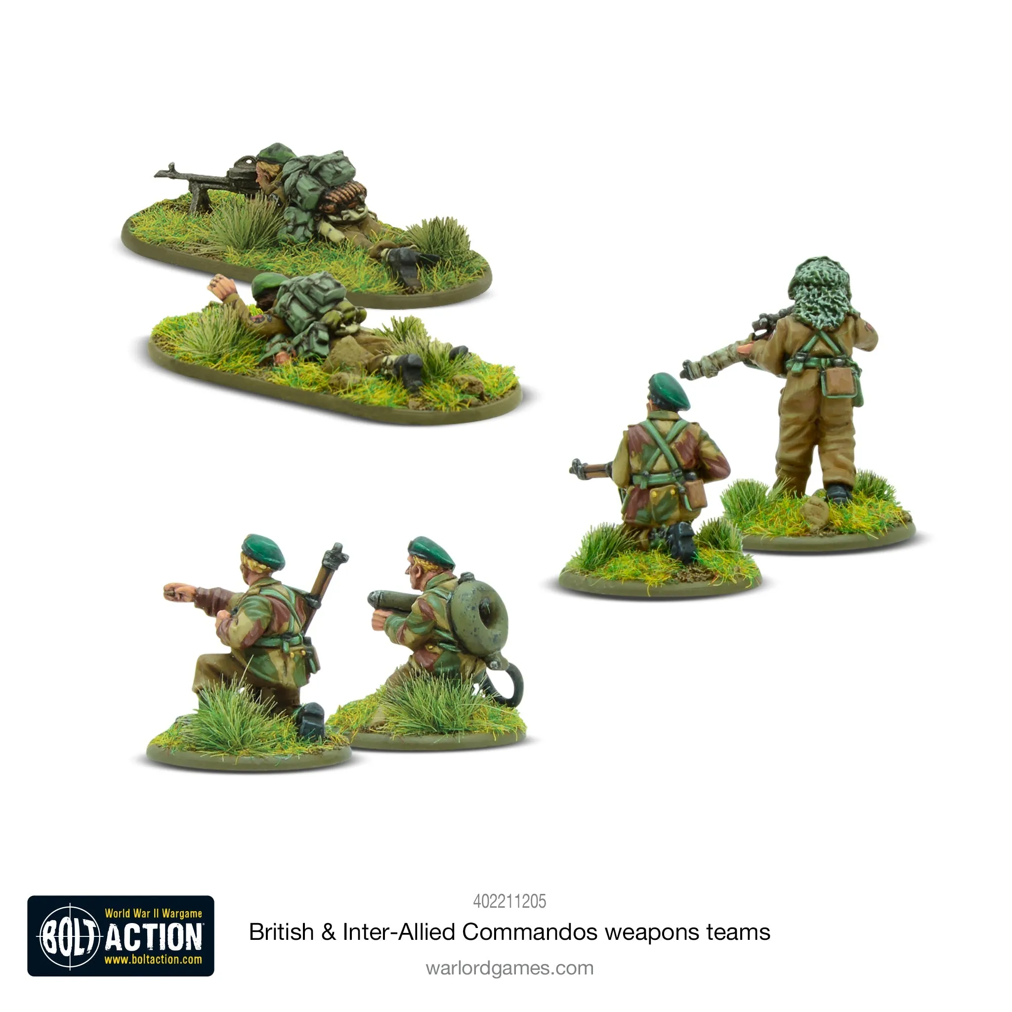 British & Inter-Allied Commandos weapons teams