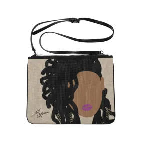 Butterfly Locs  Laptop Bag/Crossbody/Clutch