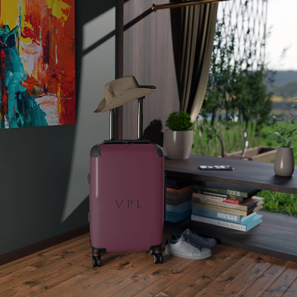 Cabin Suitcase Purple Plum