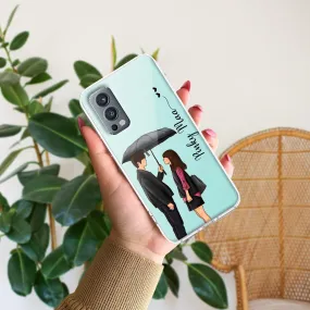 Caring Couple Customize Transparent Silicon Case For OnePlus