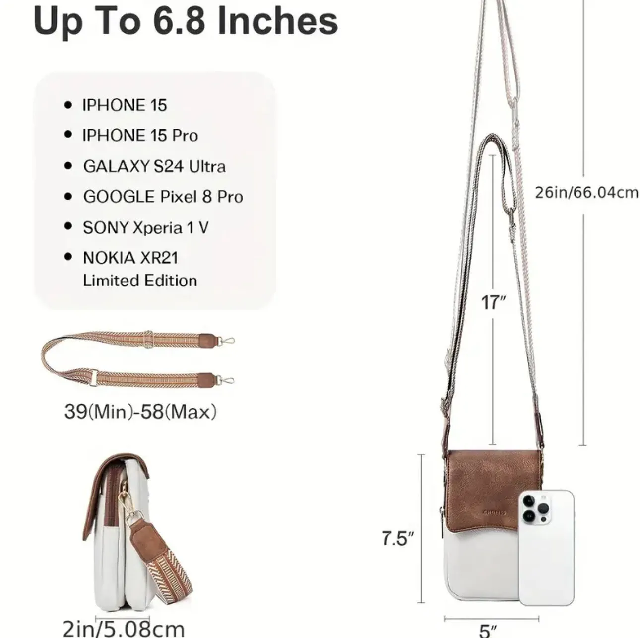 Cell Phone Crossbody Purse