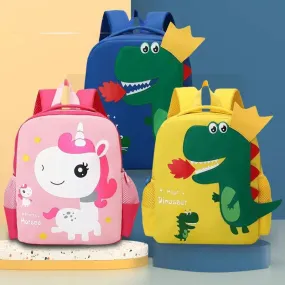 Children's School Bag Boys And Girls Dinosaur Cartoon Cute Kindergarten Backpack Ultralight Waterproof Unicorn Backpack