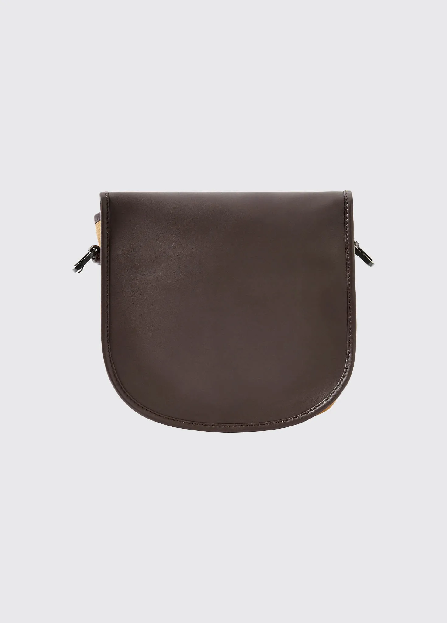 Clara Ladies Leather Saddle bag - Brown