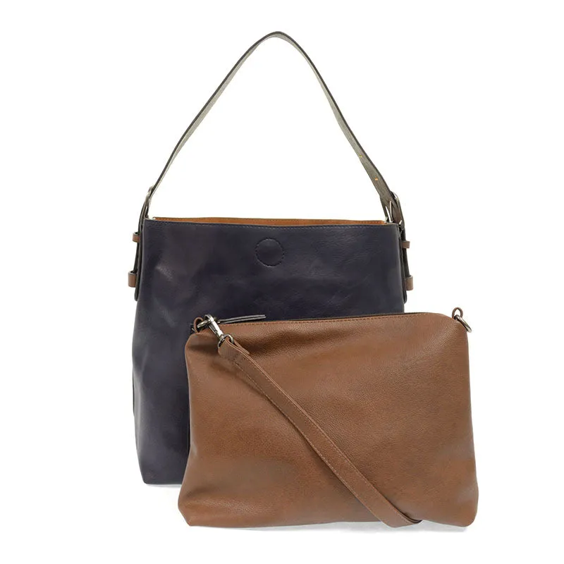 CLASSIC HOBO WITH COFFEE HANDLE HANDBAG