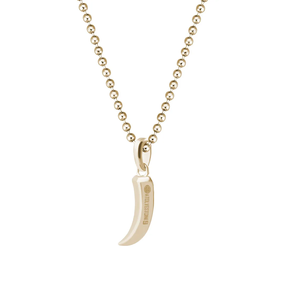 Claw Necklace - Solid Gold  (Pendant Only)