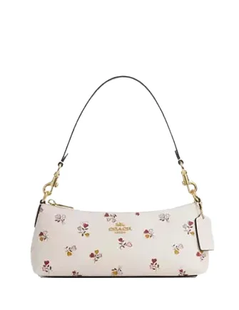 Coach Charlotte Shoulder Bag With Heart Print