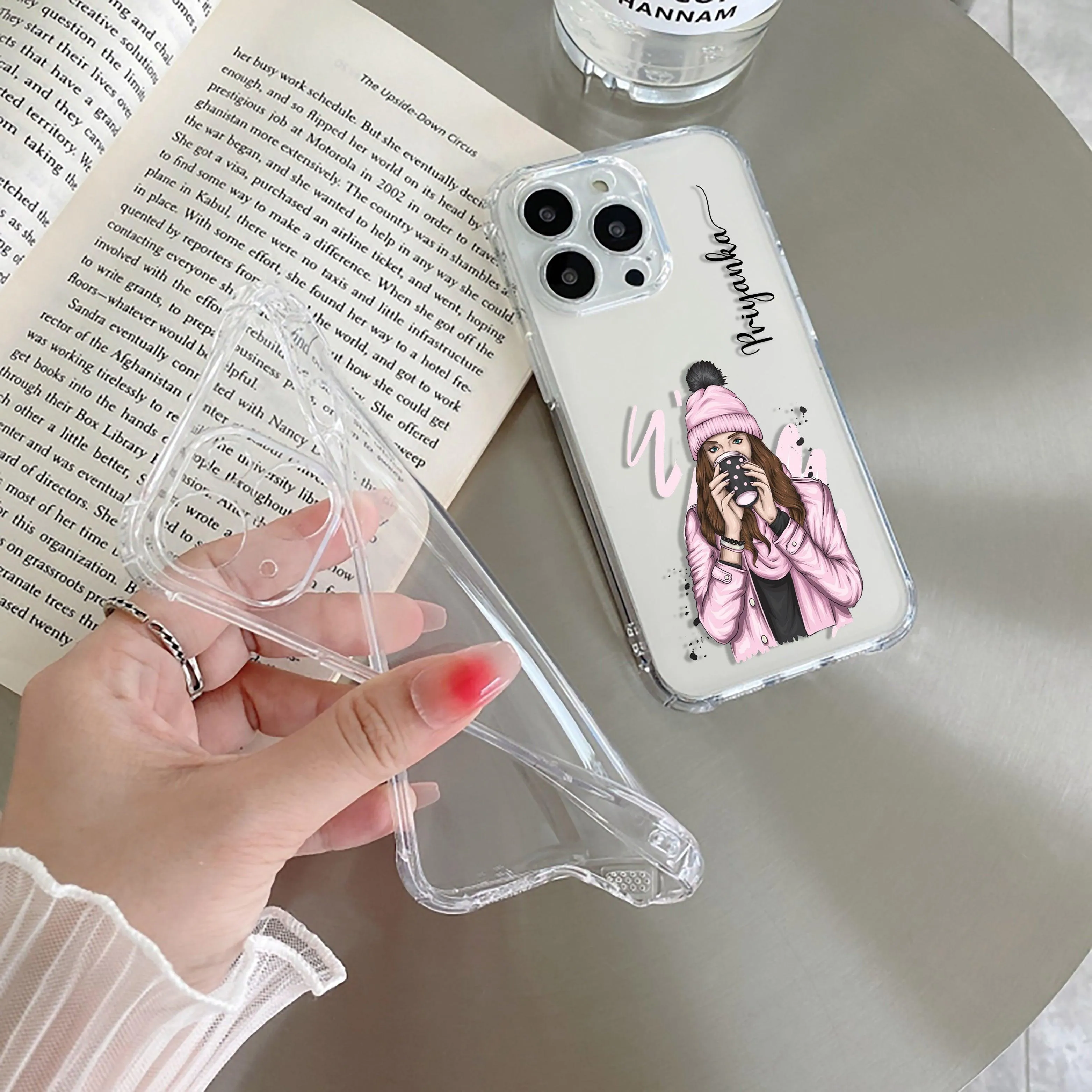 Coffee Time Customize Transparent Silicon Case For Samsung