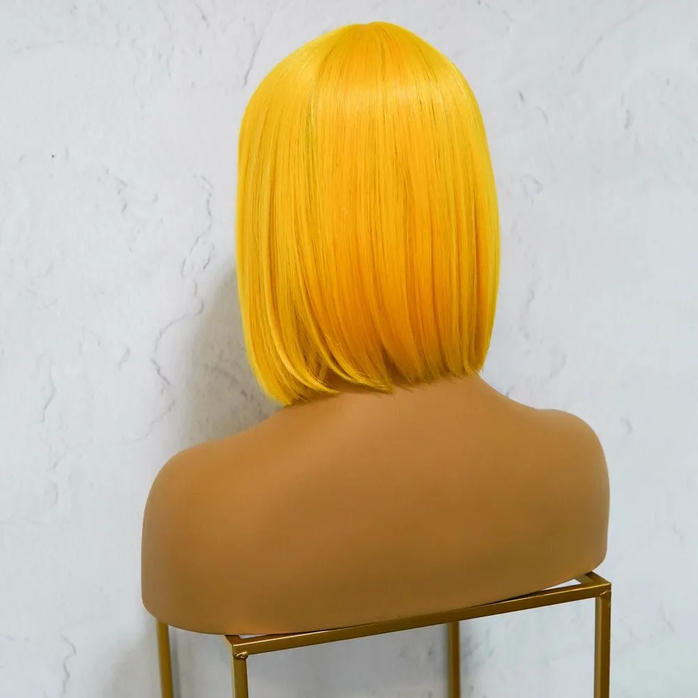 COURTNEY Yellow Fringe Wig