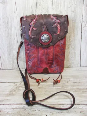 Cowboy Boot Crossbody Hipster Purse HP827