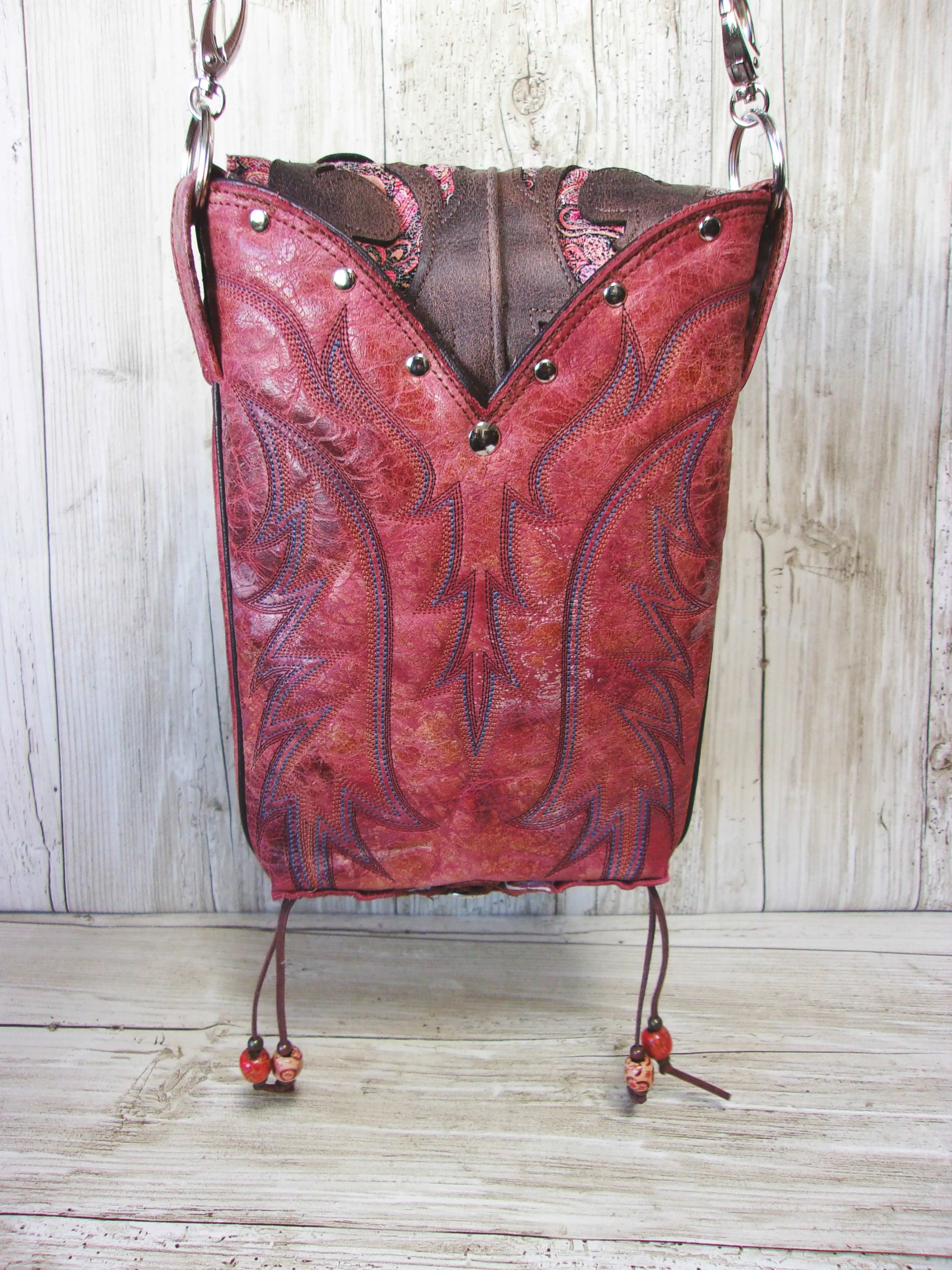 Cowboy Boot Crossbody Hipster Purse HP827