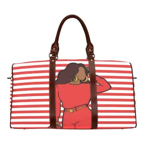 CRIMSON MOVES SMALL TRAVEL DUFFLE