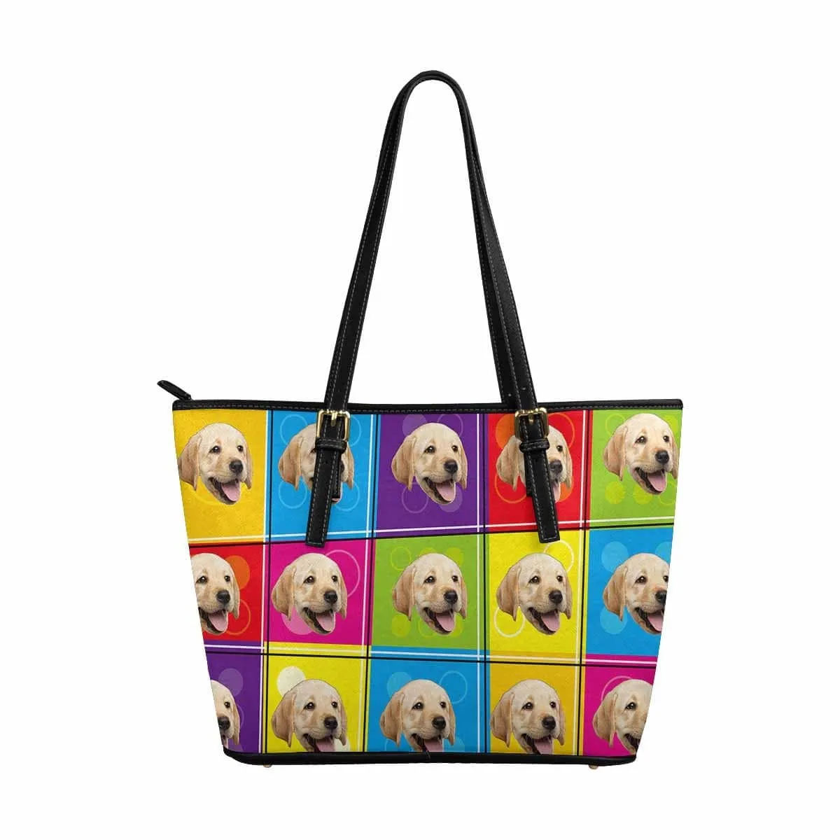 Custom Colorful Dog Women's Tote Bag