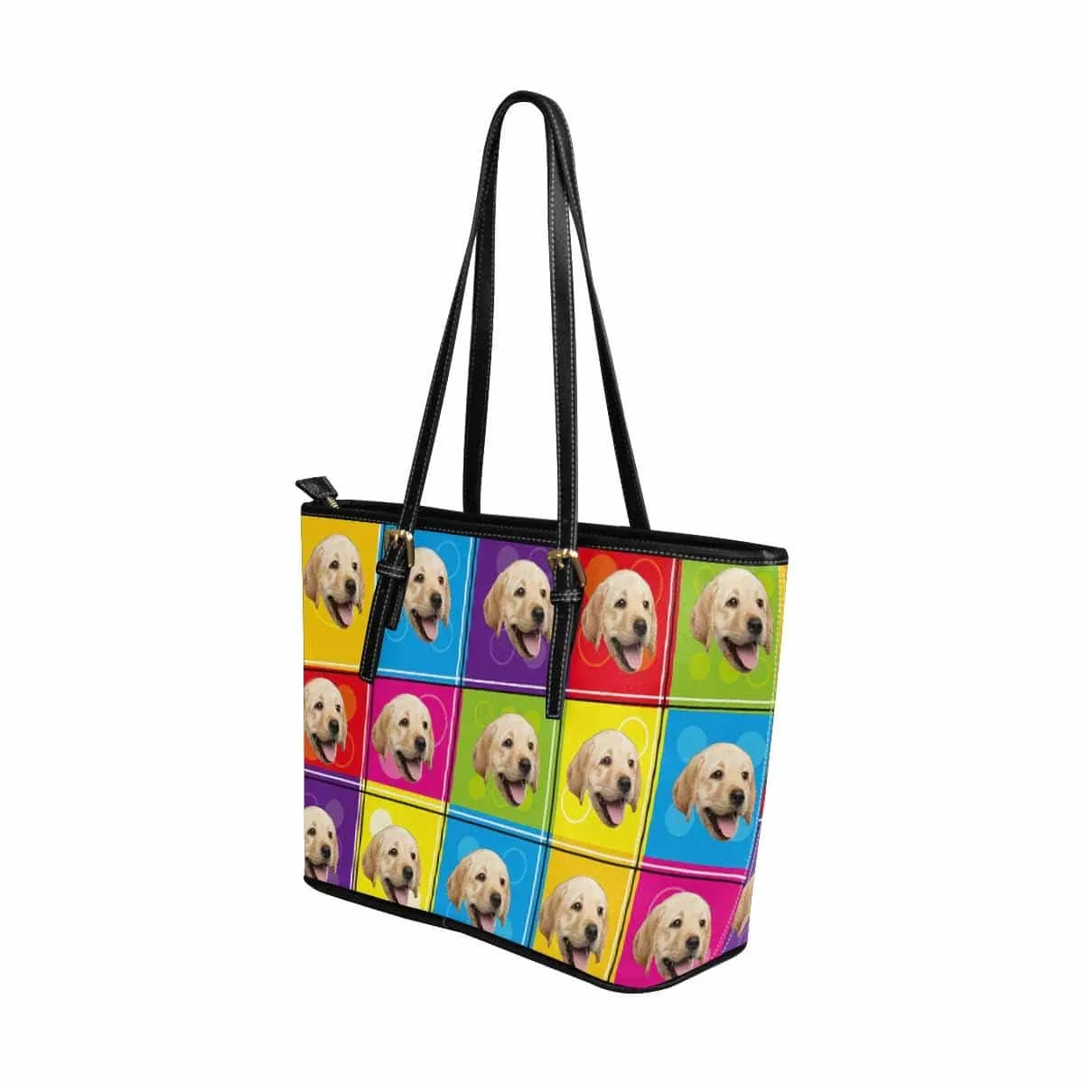 Custom Colorful Dog Women's Tote Bag