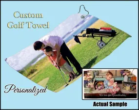 Custom Golf Towel - Father's Day GIft