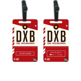 Custom Suitcase Tags Identifier Add Name Set of 2 - DXB