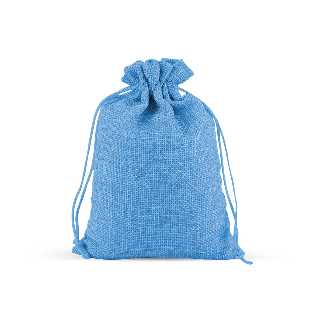 Custom Wholesale Custom Burlap Drawstring Gift Bags