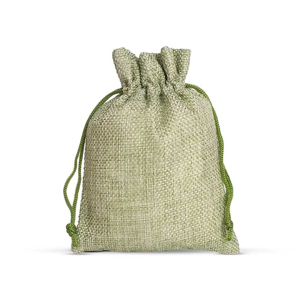 Custom Wholesale Custom Burlap Drawstring Gift Bags