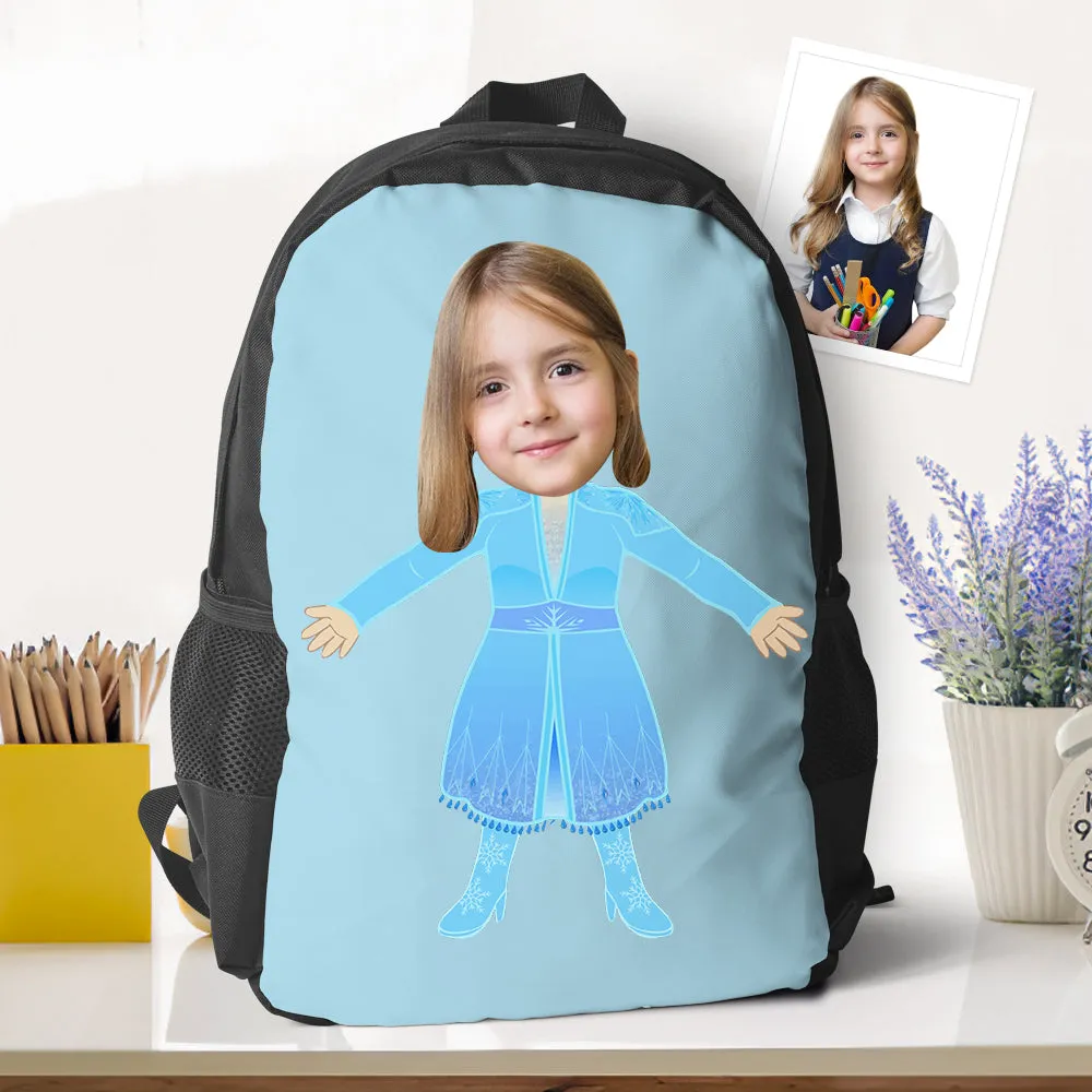 Customized Queen Elsa Bookbags Minime Backpacks Back To School Gifts For Kids Girls Gifts